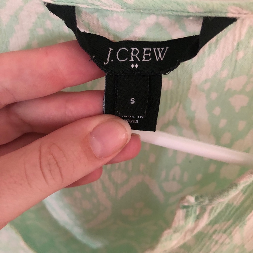J. Crew Ikat Tunic Top